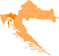 primorsko goranska županija karta Primorsko goranska županija – Wikipedija primorsko goranska županija karta