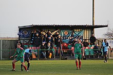 Vista dei tifosi del Croydon FC