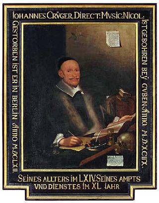 <span class="mw-page-title-main">Johann Crüger</span> German hymnwriter