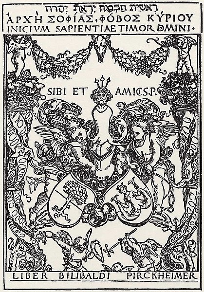 File:Dürer, Albrecht Exlibris Wilibald Pirkheimer.jpg