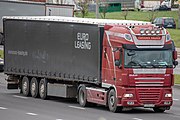 Беларуская: Грузавік DAF XF. Мінск, Беларусь English: DAF XF truck. Minsk, Belarus Русский: Грузовой автомобиль DAF XF. Минск, Беларусь