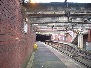 Dalmarnock railway station Railway station in Glasgow, Scotland