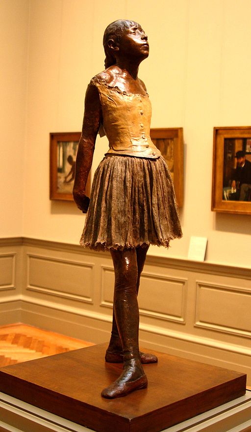 Dancer sculpture by Degas at the Met
