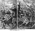 Die Gartenlaube (1861) b 732.jpg Reiterangriff der Schwadronen des Majors[] Schmitterlöw in der Schlacht bei Dennewitz. Originalzeichnung von G. Bleibtreu (D)