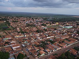 Uitzicht vanuit een mast over Dom Eliseu