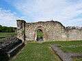 Doorway on the western side of the courtyard at Lesnes Abbey in Abbey Wood. [73]