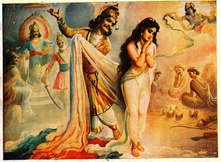 <span class="mw-page-title-main">Dushasana</span> One of the Kauravas in the epic Mahabharata