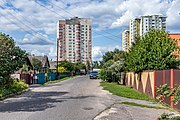 English: Dzianisaŭski lane. Minsk, Belarus Беларуская: Дзянісаўскі завулак. Мінск, Беларусь Русский: Денисовский переулок. Минск, Беларусь