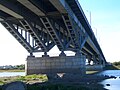 Southern bypass highway bridge over river Irtysh, near Omsk, Russia