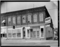EAST FRONT AND NORTH SIDE - Butler Masonic Lodge, 100 South Broadway, Butler, De Kalb County, IN HABS IND,17-BUT,1-2.tif