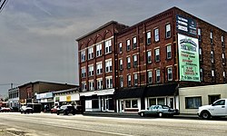 East Main Street as seen in April 2021