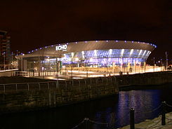 Echo Arena Liverpool bij nacht.jpg