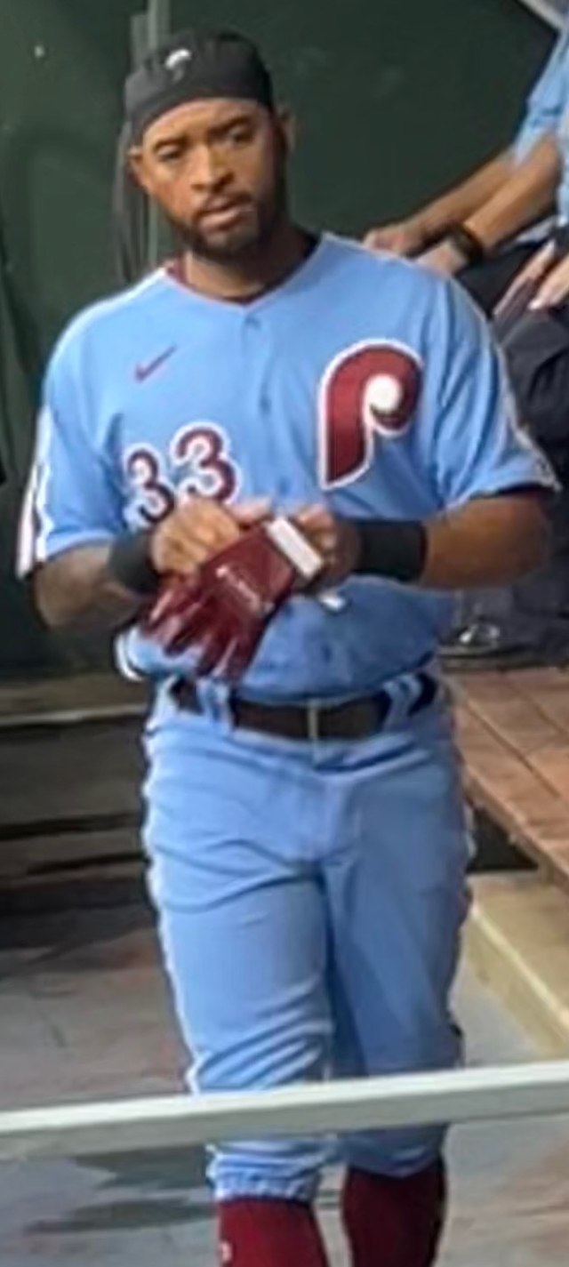 Philadelphia Phillies' Edmundo Sosa plays during a baseball game