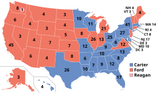 <span class="mw-page-title-main">1976 United States presidential election</span> 48th quadrennial U.S. presidential election