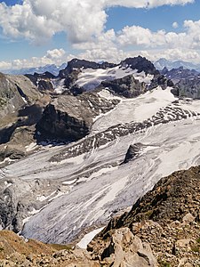 Rot Gitschen and Blüemlisalpfirn (in the background) from Engelberger Rotstock