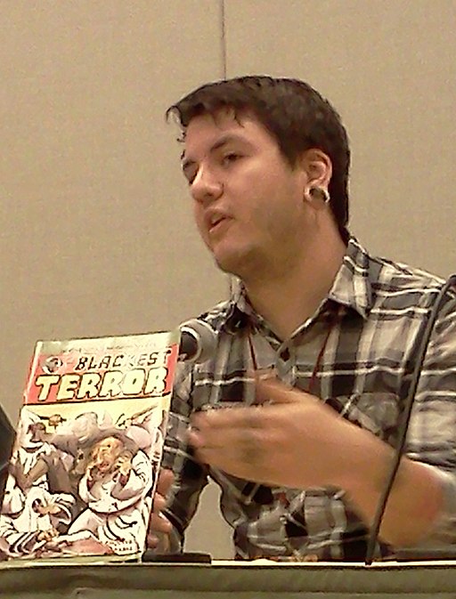 Eric M. Esquivel with Blackest Terror at Phoenix Comic Con 2012