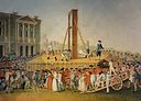 Exécution de Marie Antoinette le 16 octobre 1793