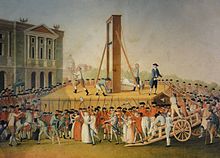 Queen Marie Antoinette's execution on 16 October 1793 Execution de Marie Antoinette le 16 octobre 1793.jpg