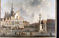 Schilderij markt met waterpomp 1761-1871
