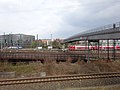 Blick nach Norden in Richtung der Falkenstraße