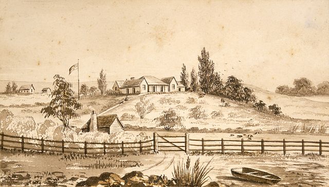 The farm of Thomas Bartley at Northcote (1860)