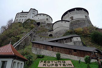 Festung Kufstein mit Heldenorgel