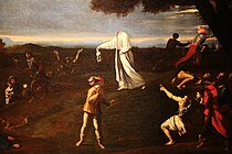 生首を持って死刑執行人を怖がらせる聖ディオニュシウス La Pinacoteca (Naples)