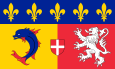 Bendera Rhône-Alpes