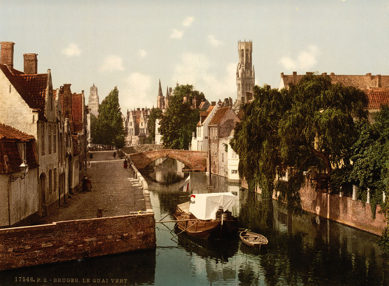 File:Flickr - …trialsanderrors - Quai vert, Bruges, Belgium, ca. 1895.jpg