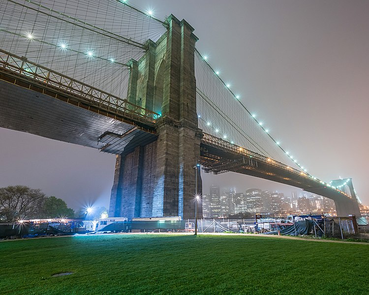 File:Foggy Night under the Brooklyn Bridge.jpg