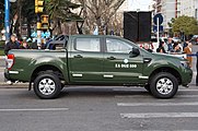 Español: Ford Ranger del Ejército Argentino en el desfile civico militar del 9 de julio, Mar del Plata, Argentina