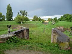 Rest der Schleuse zum Frankenthaler Kanal