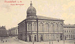 Sinagoga Börneplatz alrededor de 1890