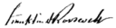 Franklin D. Roosevelt signature