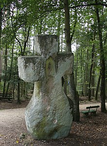 Rear view of the Fraubillen cross
