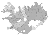 Garðurin sijainti islannissa