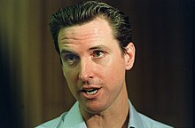 220px Gavin Newsom talks to the media about his %22Care Not Cash%22 program in 2003 %281%29