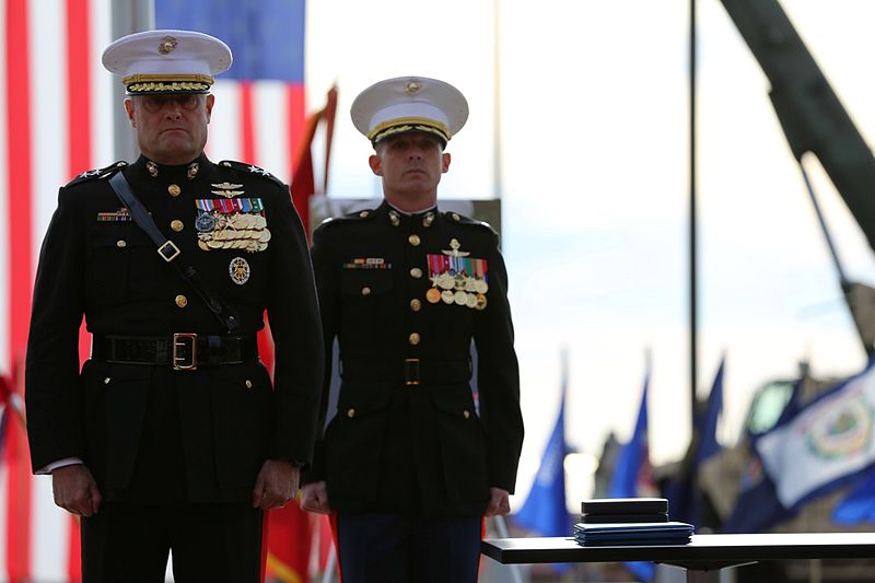 File:Gen Clark at 1MSOB posthumous Navy Cross ceremony1.JPG