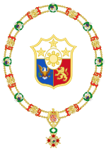 Generic Coat of Arms of the President of the Phillipines (Order of Isabella the Catholic).svg