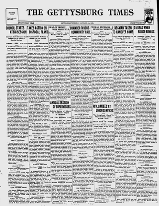<i>The Gettysburg Times</i> Daily newspaper in Gettysburg, Pennsylvania
