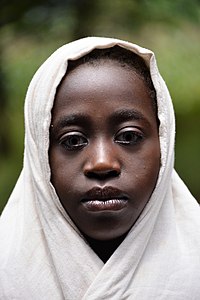 Girl of the Welayta people