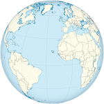 Globe centered in Cape Verde (globe location map scheme).svg