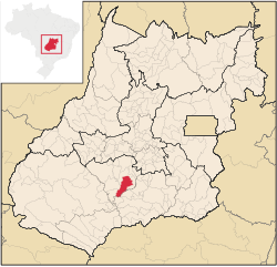 Localização de Edéia em Goiás