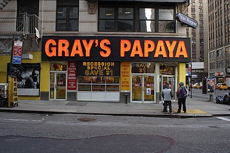 Gray's Papaya Manhattan, NY