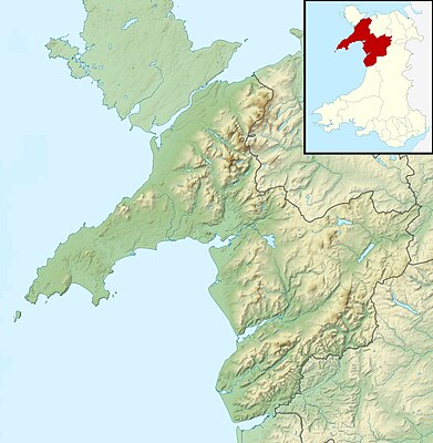 Location map Wales Gwynedd