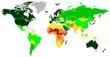 The world map representing Human Development Index categories (based on 2022 data, published in 2024)
.mw-parser-output figure[typeof="mw:File/Thumb"] .image-key>ol{margin-left:1.3em;margin-top:0}.mw-parser-output figure[typeof="mw:File/Thumb"] .image-key>ul{margin-top:0}.mw-parser-output figure[typeof="mw:File/Thumb"] .image-key li{page-break-inside:avoid;break-inside:avoid-column}@media(min-width:300px){.mw-parser-output figure[typeof="mw:File/Thumb"] .image-key,.mw-parser-output figure[typeof="mw:File/Thumb"] .image-key-wide{column-count:2}.mw-parser-output figure[typeof="mw:File/Thumb"] .image-key-narrow{column-count:1}}@media(min-width:450px){.mw-parser-output figure[typeof="mw:File/Thumb"] .image-key-wide{column-count:3}}
.mw-parser-output .plainlist ol,.mw-parser-output .plainlist ul{line-height:inherit;list-style:none;margin:0;padding:0}.mw-parser-output .plainlist ol li,.mw-parser-output .plainlist ul li{margin-bottom:0}
.mw-parser-output .legend{page-break-inside:avoid;break-inside:avoid-column}.mw-parser-output .legend-color{display:inline-block;min-width:1.25em;height:1.25em;line-height:1.25;margin:1px 0;text-align:center;border:1px solid black;background-color:transparent;color:black}.mw-parser-output .legend-text{}
Very high
High
Medium
Low
No data HDI2022Incrimental.svg