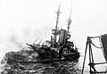 HMS Irresistible abandoned and sinking, 18 March