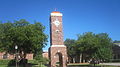 HSU Clock Tower is a landmark in the middle of campus.