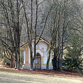 Čeština: Zbytky kostela sv. Víta a kaple sv. Víta v obci Habří, okres České Budějovice. English: Ruin of the Church of Saint Vitus and the Chapel of Saint Vitus in the village of Habří, České Budějovice District, South Bohemian Region, Czech Republic.