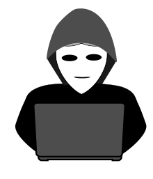 Hacker behind PC.svg